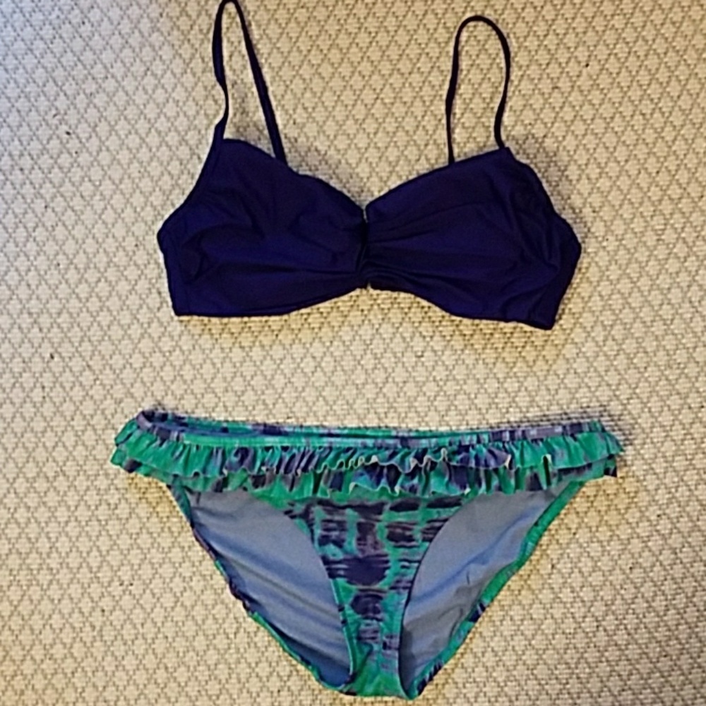 American Eagle Tye Dye Bikini sz L